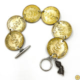 Belmar Playland Token Bracelet w/ NJ State Charm