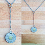 Token “Y" Drop Necklace