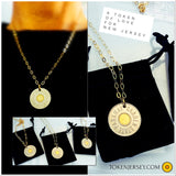 Token GOLD * Oval Link Chain Necklace