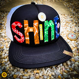 SHiNE Bandana Hat dot with a token