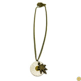 Token Necklace w/ Hemp Charm