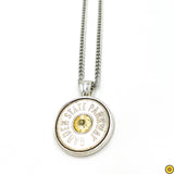 Token Charm Curb Chain Necklace