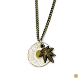 Token Necklace w/ Hemp Charm