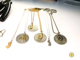 Token w/ NJ State Charm Necklace