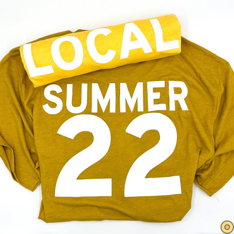 LOCAL SUMMER 22 Tshirt Mustard