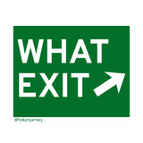 WHAT EXIT Car Magnet – Classic NJ Parkway Sign