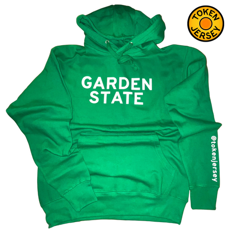 GARDEN STATE Hoodie - Green + White