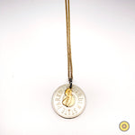 Token w/ NJ State Charm Rare Chain Necklace