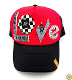 LOVE Red Bandana Hat
